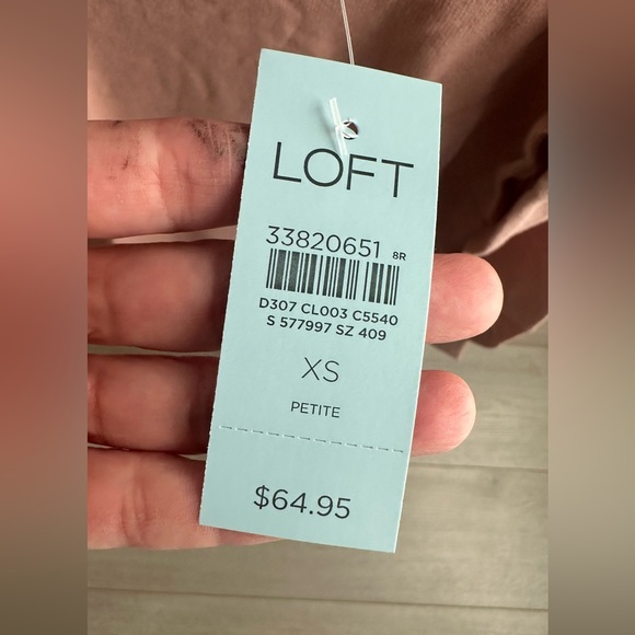 Cowl Tunic Sweater LOFT NEW WITH TAGS, cowlneck dropped shoulder. - Picture 3 of 3